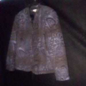 Coldwater Creek Blue and Black Jacket